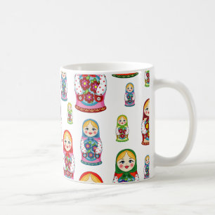 Russische Puppen Kaffeetasse