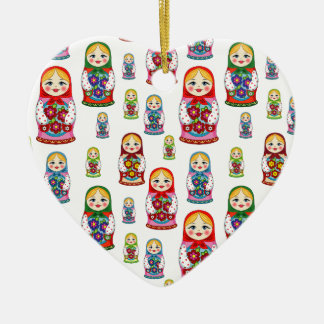 Russische Puppen Keramik Ornament