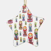 Russische Puppen Keramikornament (Links)