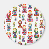 Russische Puppen Magnet (Vorne)
