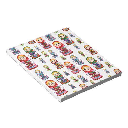 Russische Puppen Notizblock (angewinkelt)