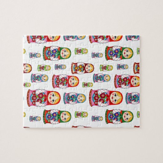 Russische Puppen Puzzle (Horizontal)