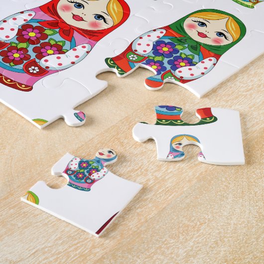 Russische Puppen Puzzle (Seite)