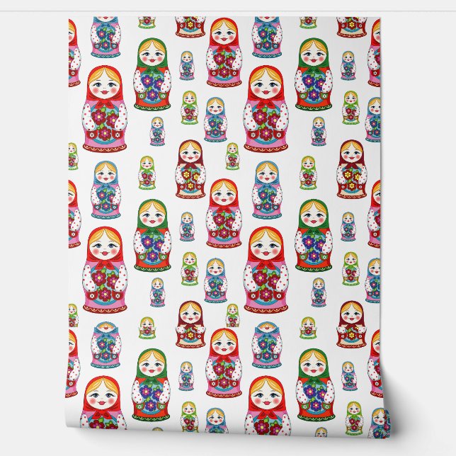 Russische Puppen Tapete (Abrollen)