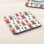 Russische Puppen Untersetzer (Linke Seite)