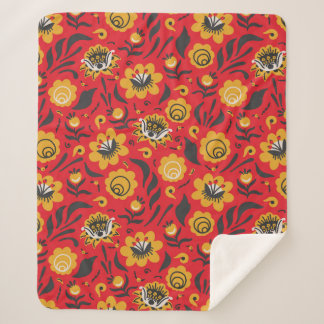 Russische Rosen-Romantik Sherpadecke