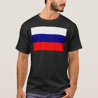 Russische, russische Flagge Klassischer T - Shirt
