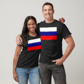Russische, russische Flagge Klassischer T - Shirt (Unisex)