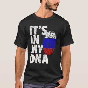 Russische Russland Fahne Es ist in meiner DNA Weih T-Shirt