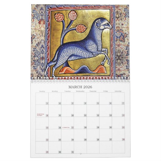 Russische Sammlung aus dem 13. Jahrhundert Kalender (Mär 2026)