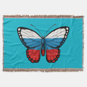 Russische Schmetterlings-Flagge Decke
