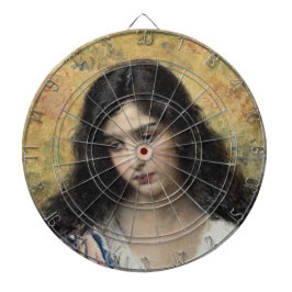 Russische Schönheit (von Konstantin Makovsky) Dartscheibe