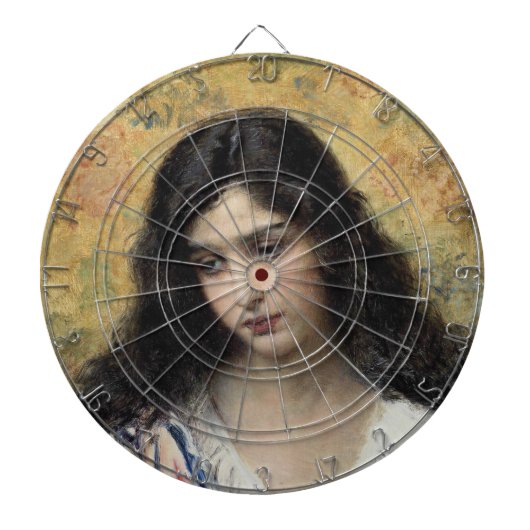 Russische Schönheit (von Konstantin Makovsky) Dartscheibe (vorne)