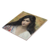 Russische Schönheit (von Konstantin Makovsky) Fliese (Seite)