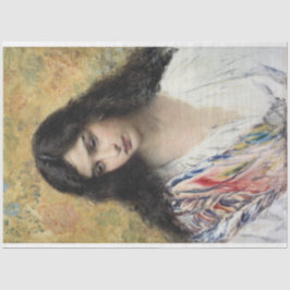 Russische Schönheit (von Konstantin Makovsky) Seidenpapier