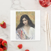 Russische Schönheit (von Konstantin Makovsky) Serviette (Beispiel)