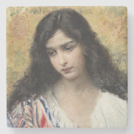 Russische Schönheit (von Konstantin Makovsky) Steinuntersetzer