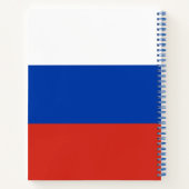 Russische Schreibweise für das Flag-Grid-Papier Notizblock (Rückseite)