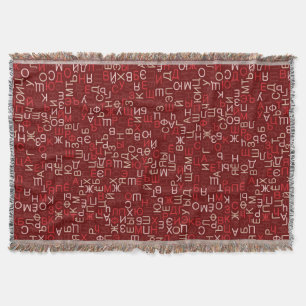 Russische Schrift Decke