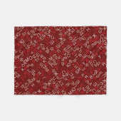 Russische Schrift Fleecedecke (Vorderseite (Horizontal))