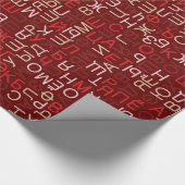 Russische Schrift Geschenkpapier (Ecke)