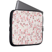 Russische Schrift Laptopschutzhülle (Vorne Rechts)