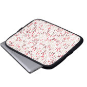 Russische Schrift Laptopschutzhülle (Vorne Knopf)