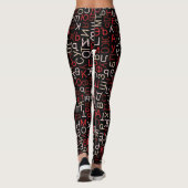 Russische Schrift Leggings (Rückseite)