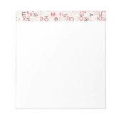 Russische Schrift Notizblock (Vorderseite)