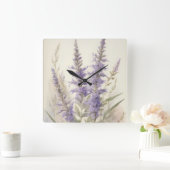 Russische Schrift Quadratische Wanduhr (Zuhause)