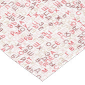 Russische Schrift Tischdecke (Schrägansicht)