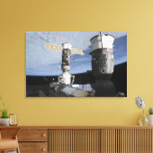 Russische Sojus- und Progress-Raumfahrzeuge Leinwanddruck (Insitu (Wohnzimmer))
