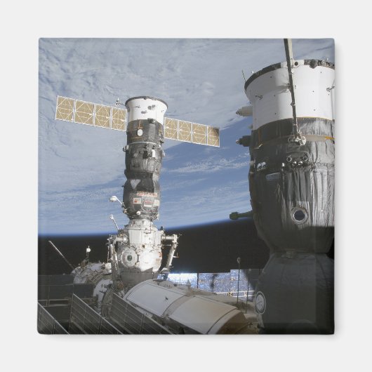 Russische Sojus- und Progress-Raumfahrzeuge Magnet (Vorne)