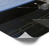 Russische Sojus- und Progress-Raumfahrzeuge Poster (Ecke)