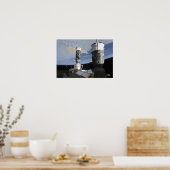 Russische Sojus- und Progress-Raumfahrzeuge Poster (Küche)