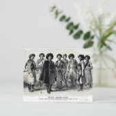 Russische Soldaten Postkarte (Stehend Vorderseite)