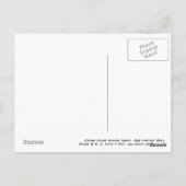 Russische Sowjetkamera - Blau Postkarte (Rückseite)