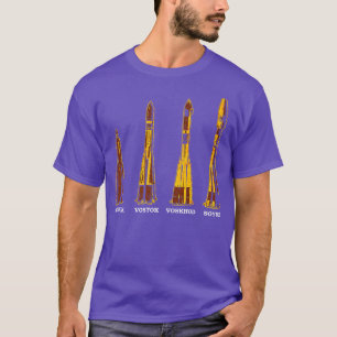 Russische Sowjetraketen T-Shirt