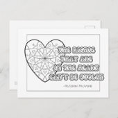 Russische Sprichwort-Farbpostkarte Postkarte (Vorne/Hinten)