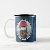 Russische Sprichwort-Kaffee-Tasse: die Beine eines Zweifarbige Tasse (Links)