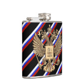 Russische Streifenflagge Flachmann (Rechts)