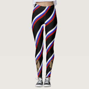 Russische Streifenflagge Leggings