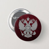 Russische Symbol-rote Fahne Button (Vorne & Hinten)
