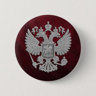 Russische Symbol-rote Fahne Button