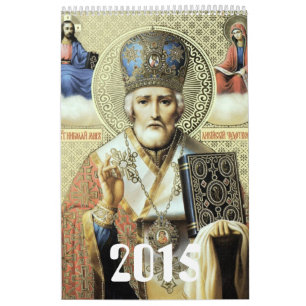 Russische Symbole Kalender