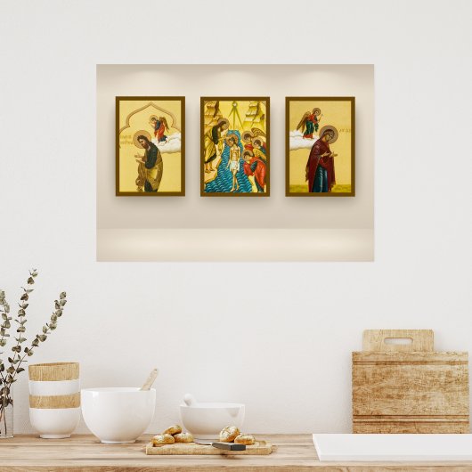 Russische Symbole Poster (Küche)