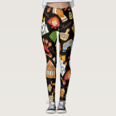 Russische Symbole: Vintages Muster. Leggings (Vorderseite)