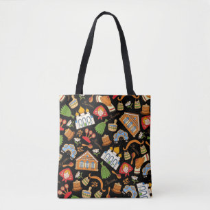 Russische Symbole: Vintages Muster. Tasche