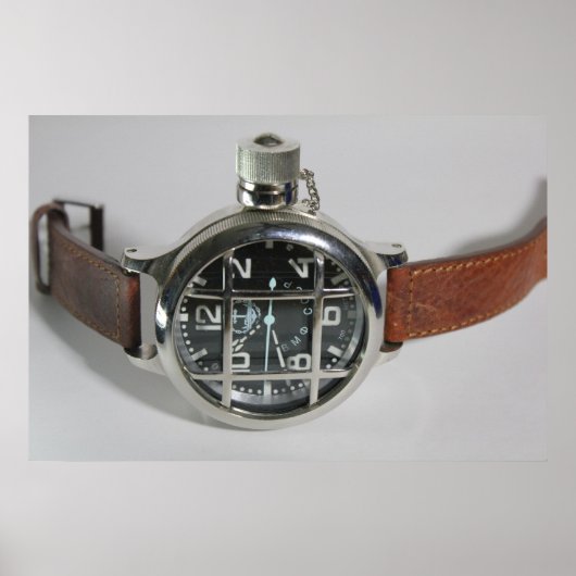 Russische Tauchuhr Poster (Vorne)