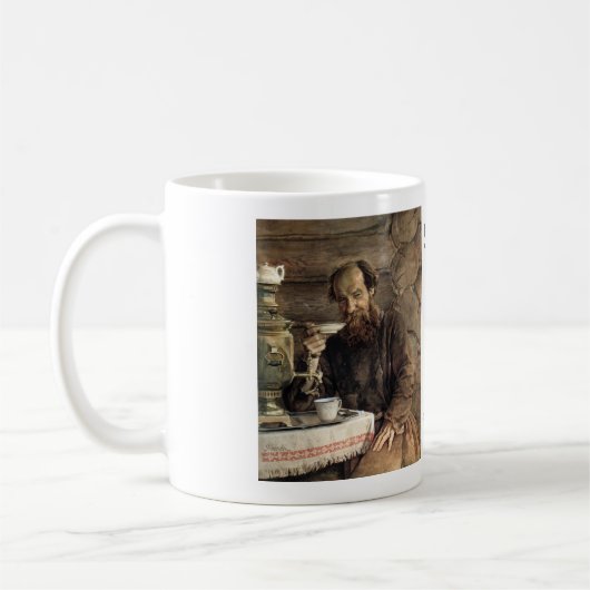 Russische Tee-Tasse "Mouzhik " Kaffeetasse (Links)